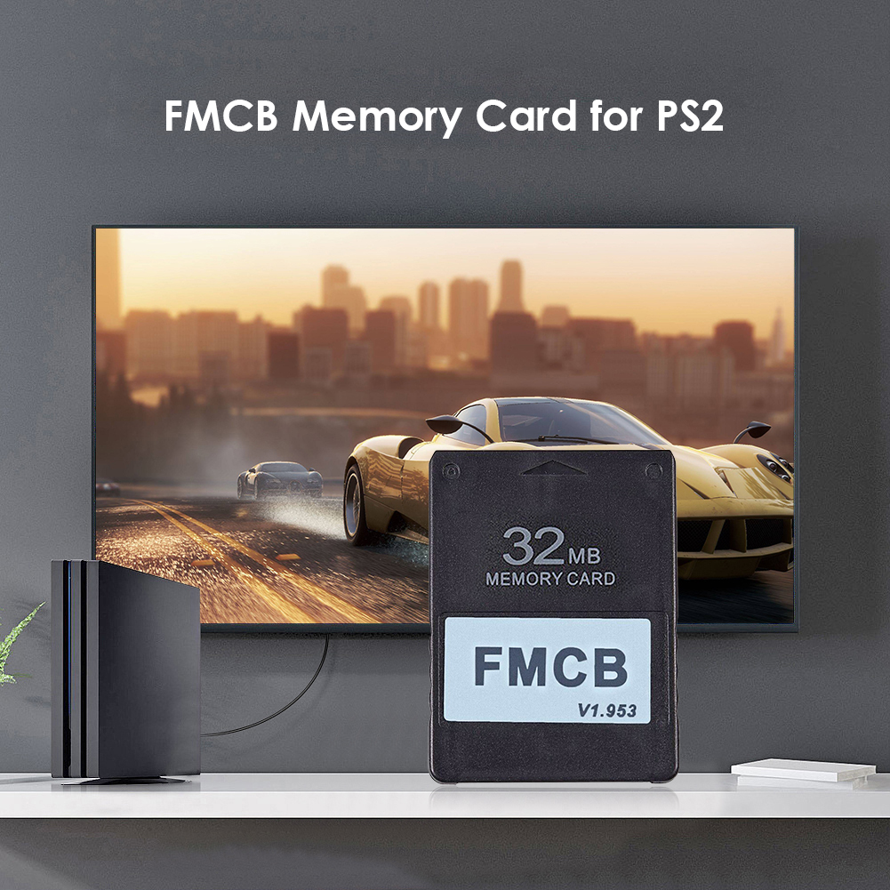 FMCB v1.953 Card Memory Card for PS2 PS 2 Free McBoot Card 8MB 16MB 32MB 64MB OPL MC Boot Program Card