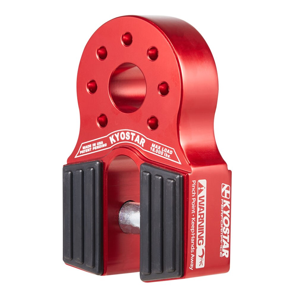 KYOSTAR Aluminum Flatlink Winch Shackle Mount Assembly For Tow Haul Truck, ATV UTV Winch Lines Winch Hook