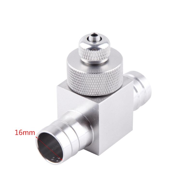 Atomizador externo de CO2 de 12/16mm para acuario, tanque de peces, Reactor contador de burbujas: 16