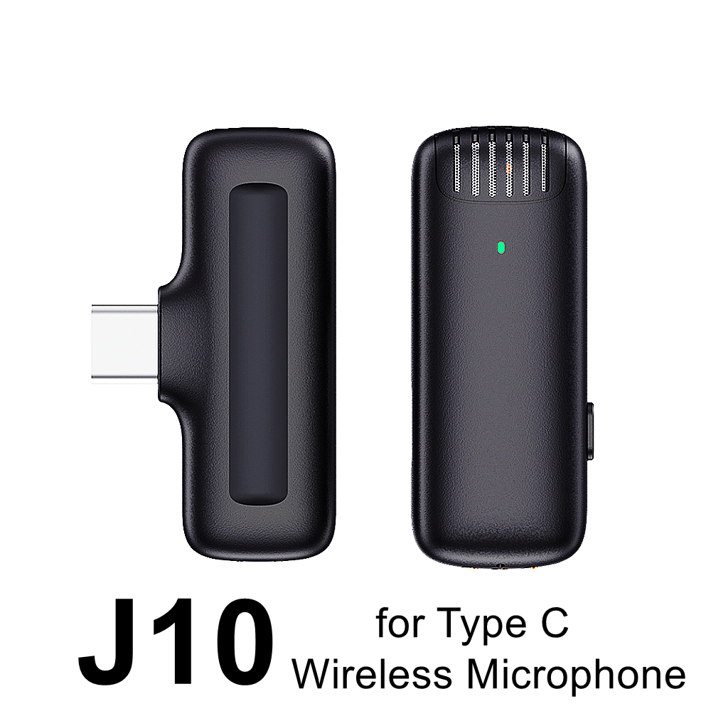 Kabelloses lavalier-mikrofon, plug-and-play-funkmikrofon kompatibel mit iphone und android, mikrofon mit automatischer synchronisierung und rauschunterdrückung für aufnahmen: J10 für typ c