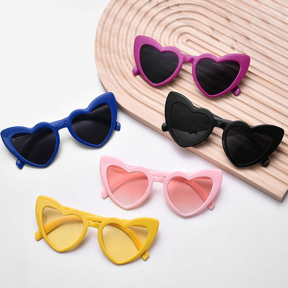 Retro-Herz effekt brille Lichteffekt Herzförmige Farbtöne Rosa Sonnenbrille für Fotoshootings, Nacht ansichten und Fotografie Requisiten