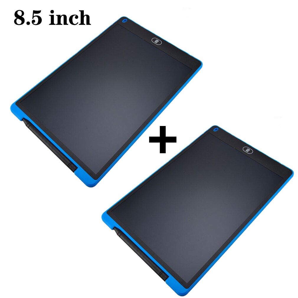 Tavolo da disegno elettronico da 12 pollici tavoletta da scrittura con schermo LCD tavolette da disegno grafiche digitali lavagna elettronica + penna: 8.5 inch Blue 2PCS