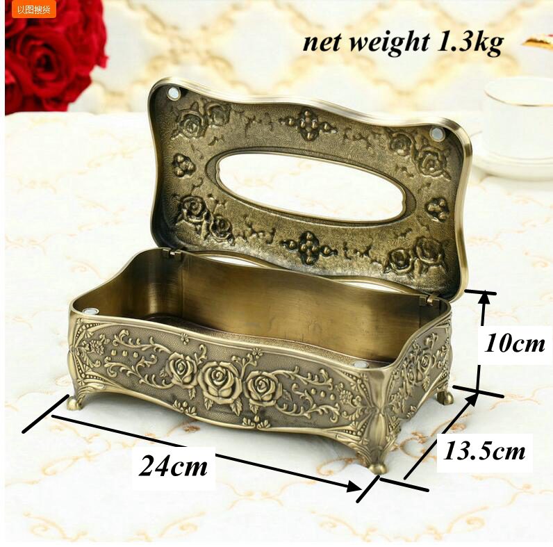 classic metal tissue box holder napkin box kleenex box kitchen tissue holder for table decorationZJH084