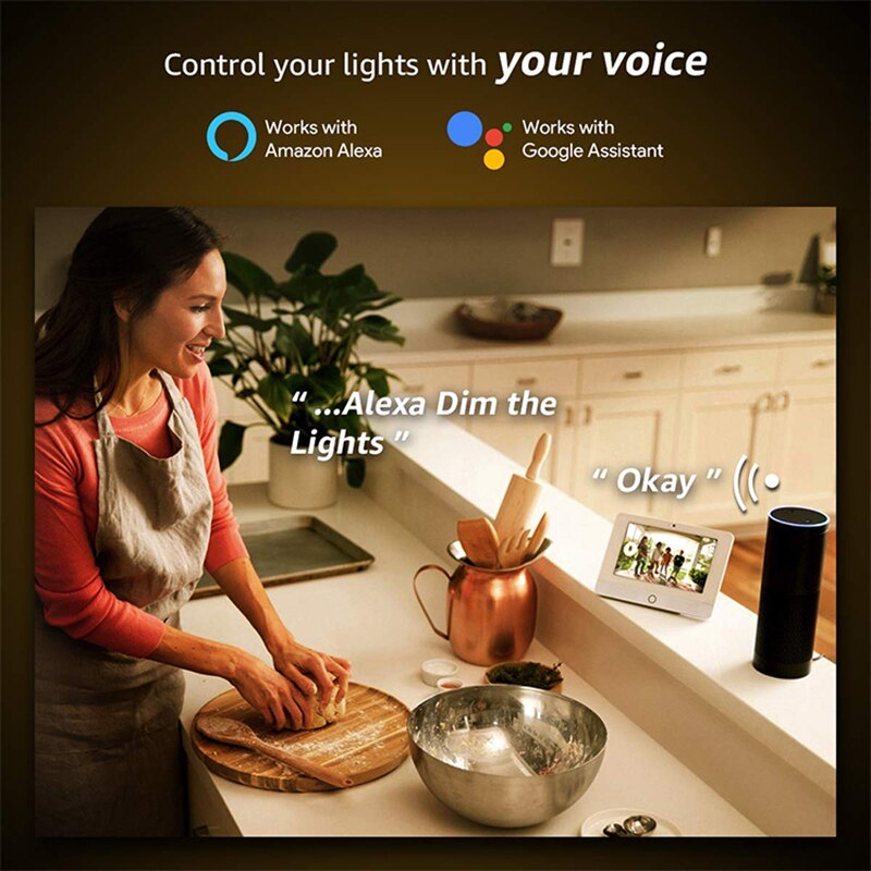 5W GU10 Led Smart Wifi Lamp Rgb + Cw (2700K-6500K) dimbare Licht Voor Google Thuis