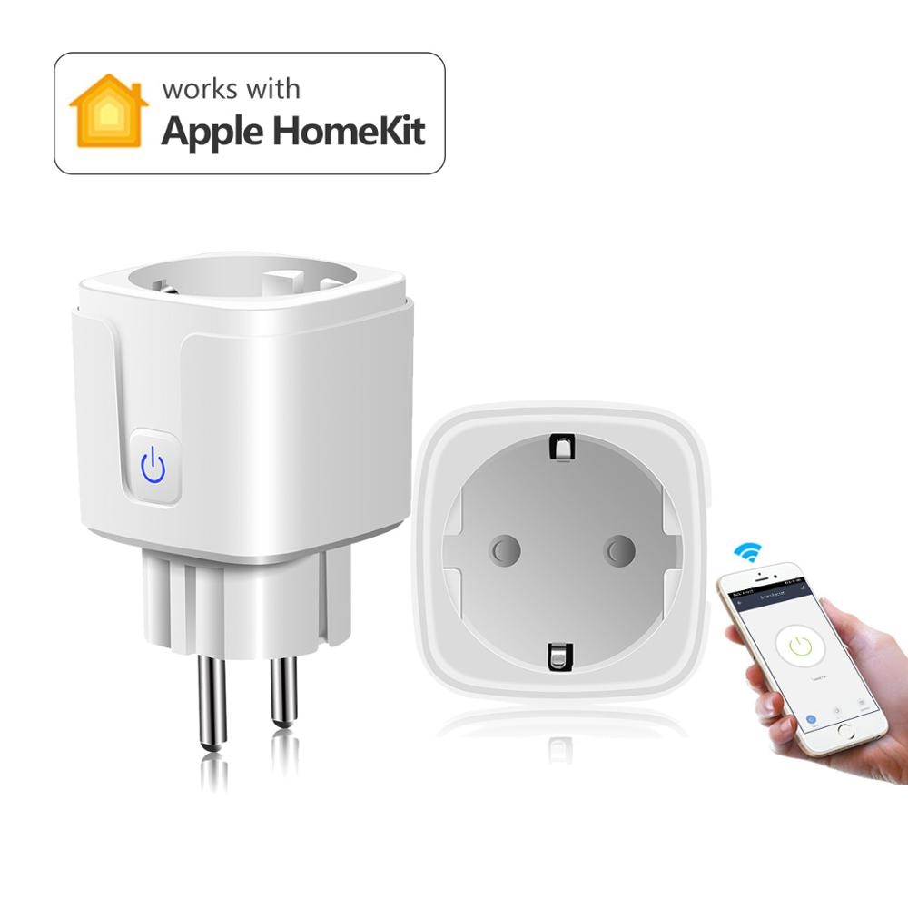 Smart Socket Apple Homekit Stopcontact Wifi Socket Stekker Smart Outlet 220V 110V Siri Voice Afstandsbediening Intelligente wi-fi