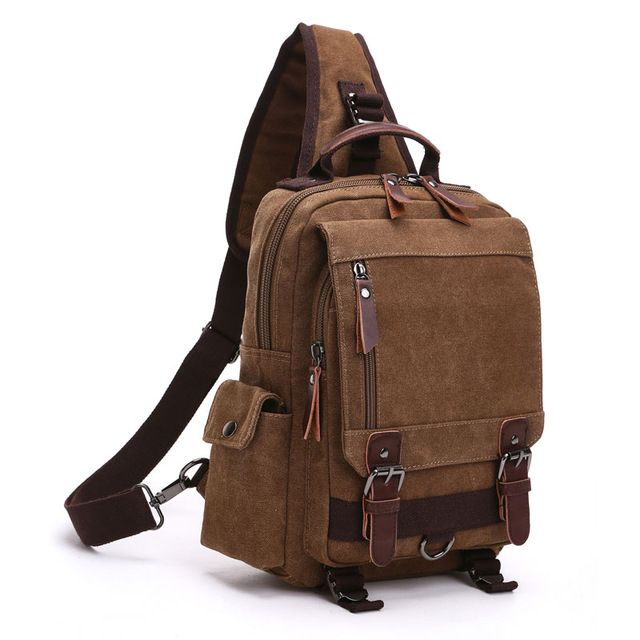 Canvas Schoudertas En Rugzak Mannen Reizen Terug Pack Multifunctionele Slings Tassen Voor Vrouwen Ipad Rugzak Tassen Dames Dagrugzak: Beige