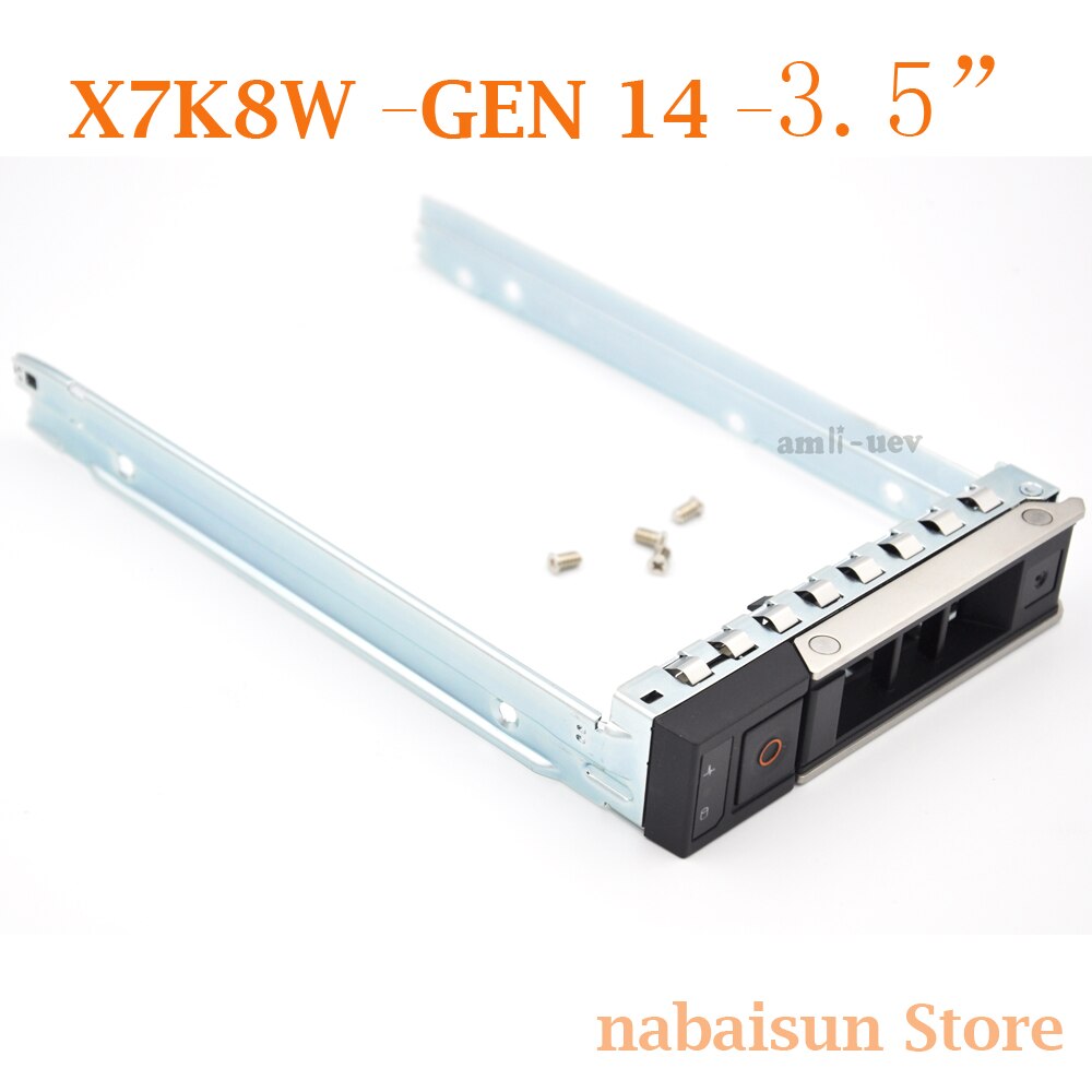 NUOVO X7K8W gen14 3.5 "per POWEREDGE server R740 R740xd R940 3.5" HDD VASSOIO caddy 14G hdd vassoio