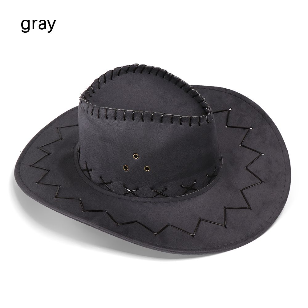 Sombrero de vaquero de gamuza occidental para hombre y mujer, gorros de vaquera a la , vestido de West, sombreros de , gorra Unisex: verde