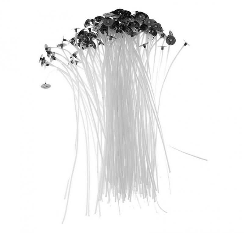 100PCS 2.5/4/5/6/7/9/15/20cm Cotton Candle Wick Flameless Wick Candle Making Birthday Christmas Candle TSLM1: 4cm