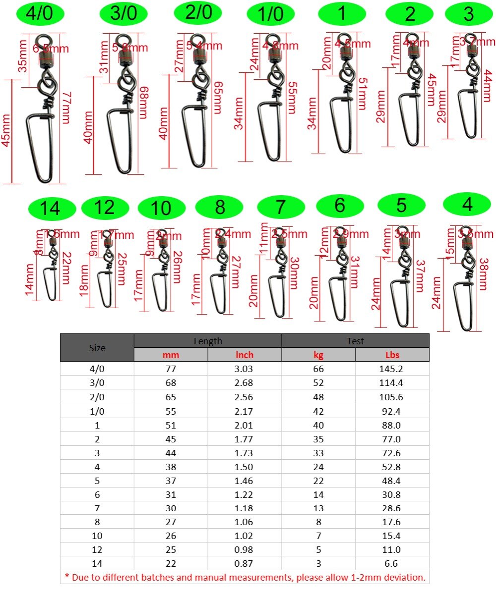 INFOF 100 pieces/lot Rolling swivel with coastlock snap fishing tackle fishing connector Giratorios Pesca Emerillon Peche