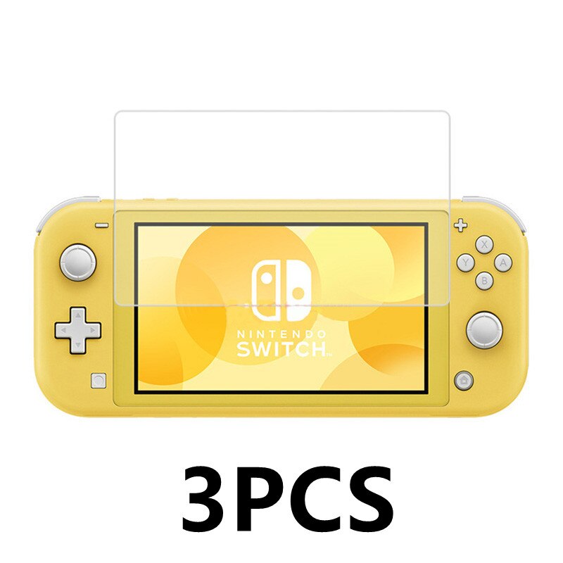 Tempered For Nintend Switch Lite Glass Ultra Clear Full HD Screen Protective Film Surface Guard Console Protector Cover Skin: 3PCS