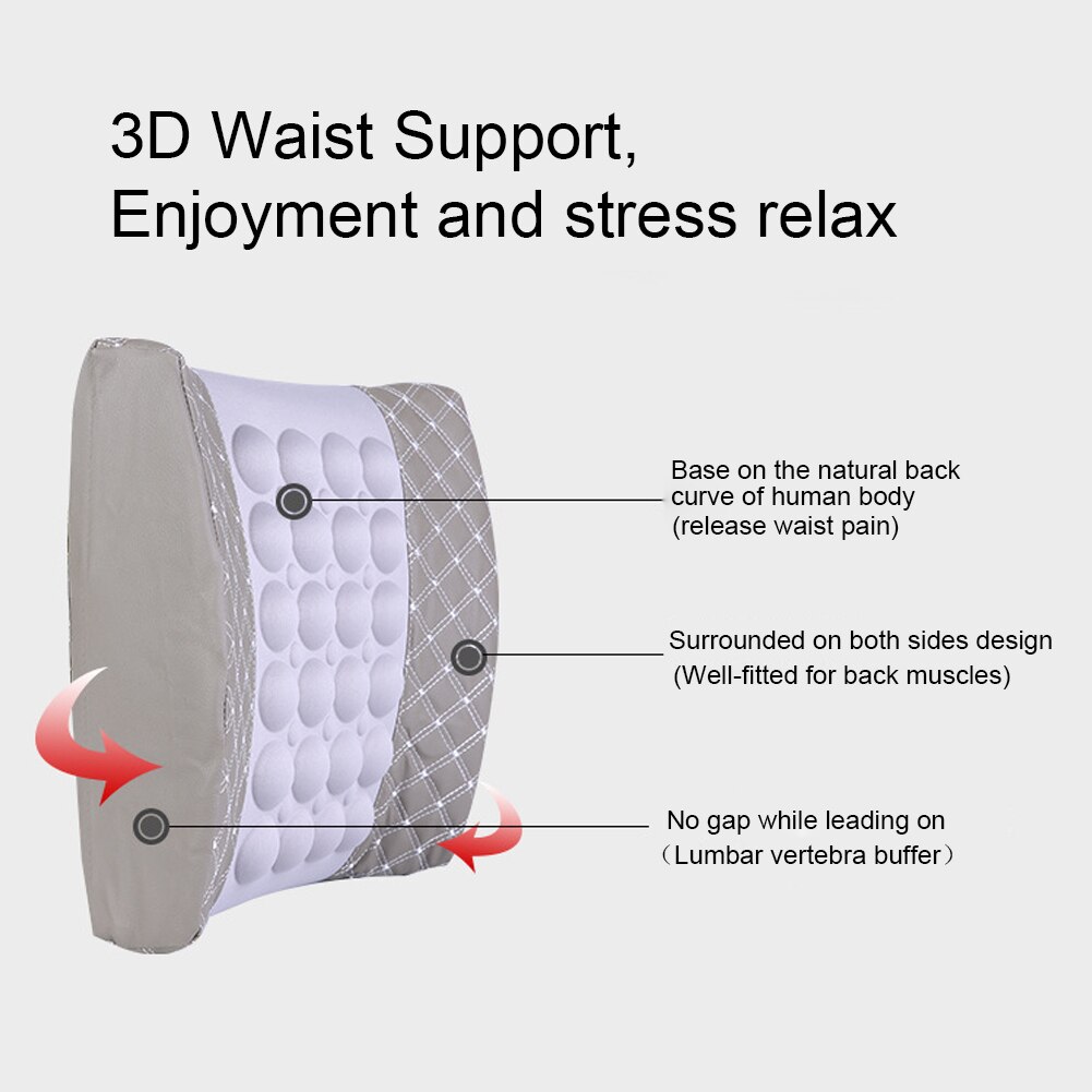 auto Cuscino di Massaggio Elettrico Del Veicolo Sedile Posteriore Supporto Lombare Lombare pad Massaggiatore