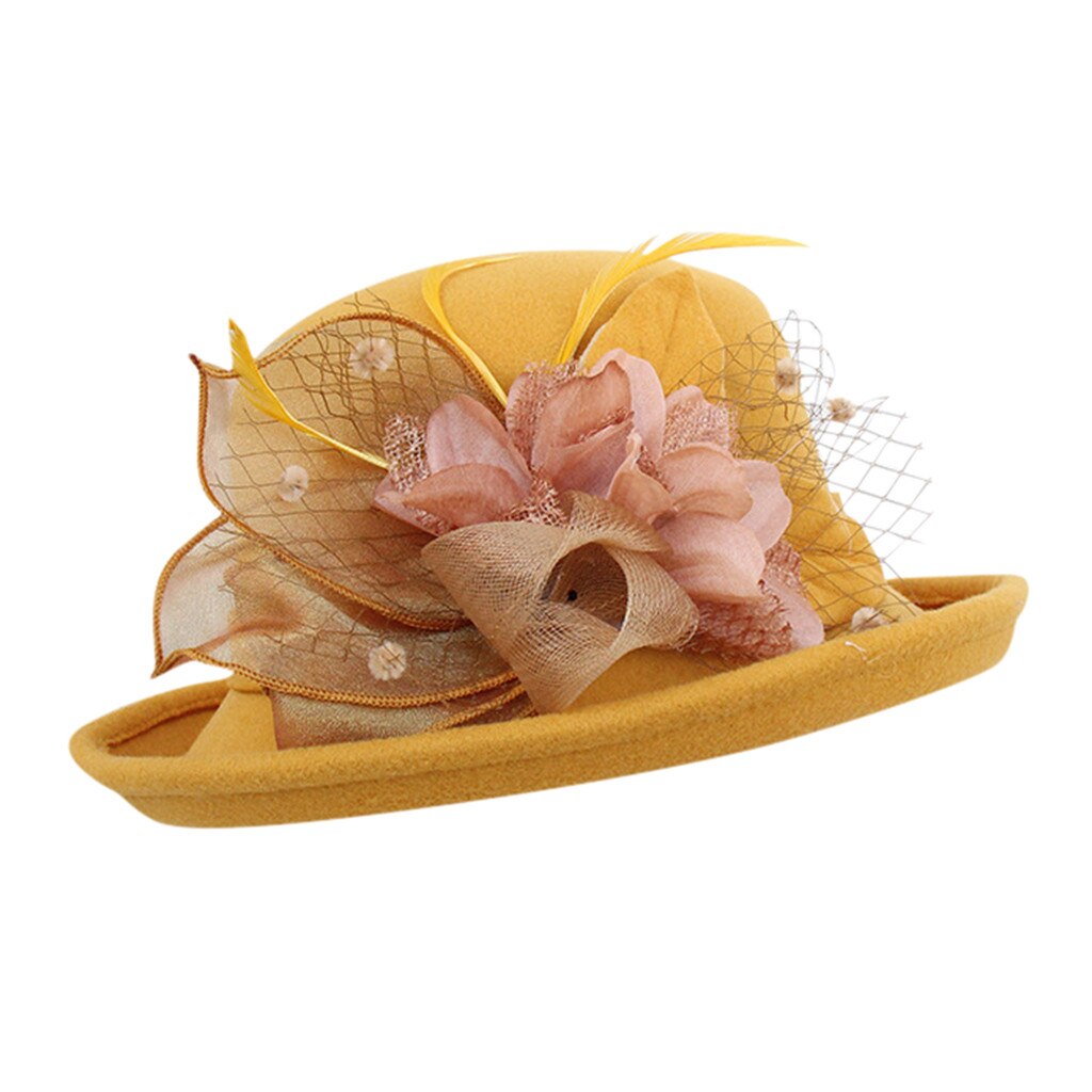 Boina estilo francés de para mujer, sombrero de pintor, sombrero Vintage de cálidos para mantener el ritmo cardíaco, sombrero de jazz, sombrero informal para verano y primavera: Amarillo