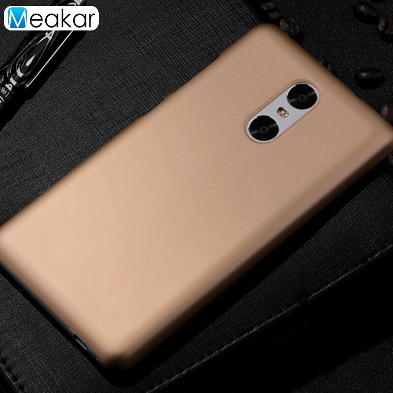 Matte Plastic Coque Cover 5.5For Xiaomi Redmi Pro Case For Xiaomi Redmi Pro Redmipro Phone Back Coque Cover Case: golden