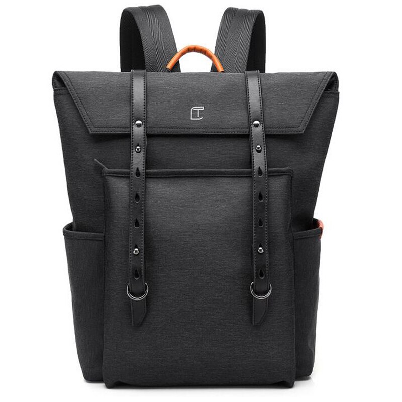 Men Backpack USB Charging Laptop Computer Backpack Travel School Bags Large Capacity Waterproof Air Cushion Strap Solid Big