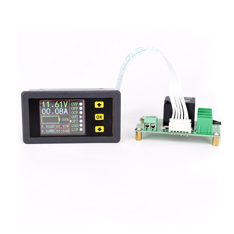 Digital Voltmeter Ammeter Power Current Tester Voltage Amp Meter DC 0-10A-20A 4 Byte Red LED Dual Display VAM9020