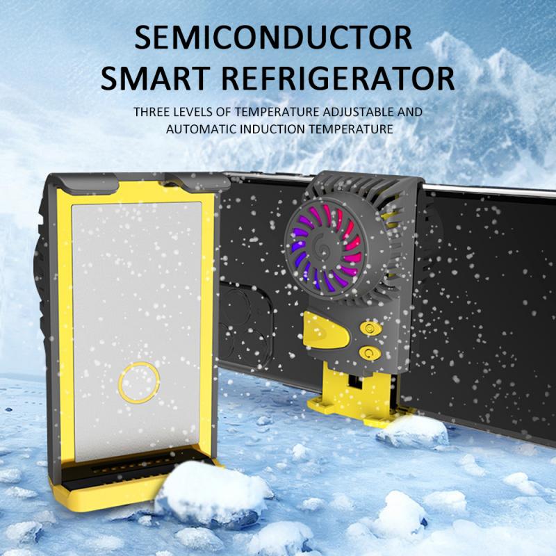 Radiateur Portable pour Smartphone | Radiateur de refroidissement, ventilateur trois niveaux, radiateur Portable pour Smartphone de 4 à 6.5 pouces: 03