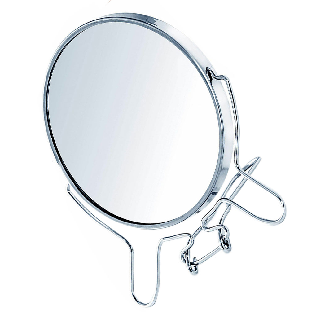 360 rotating metal mirror 1:2 zoom function Two Side Mirror Magnifier Stainless Steel Frame Makeup Cosmetic Mirror Makeup Tools