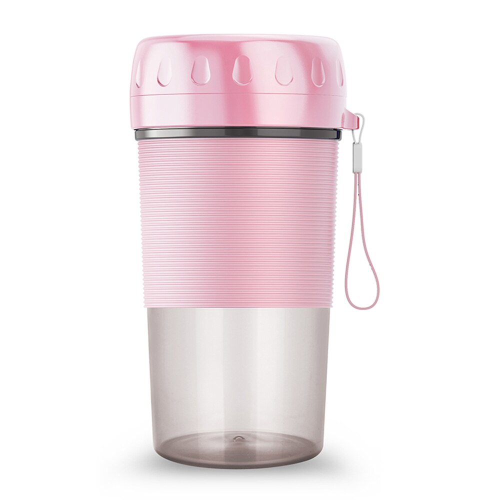Portable Juicer Cup USB Juicer Cup Blender for Smoothies and Shakes 300ML Fruit Mixing Machine Detachable Cup Rechargeable Tool: P