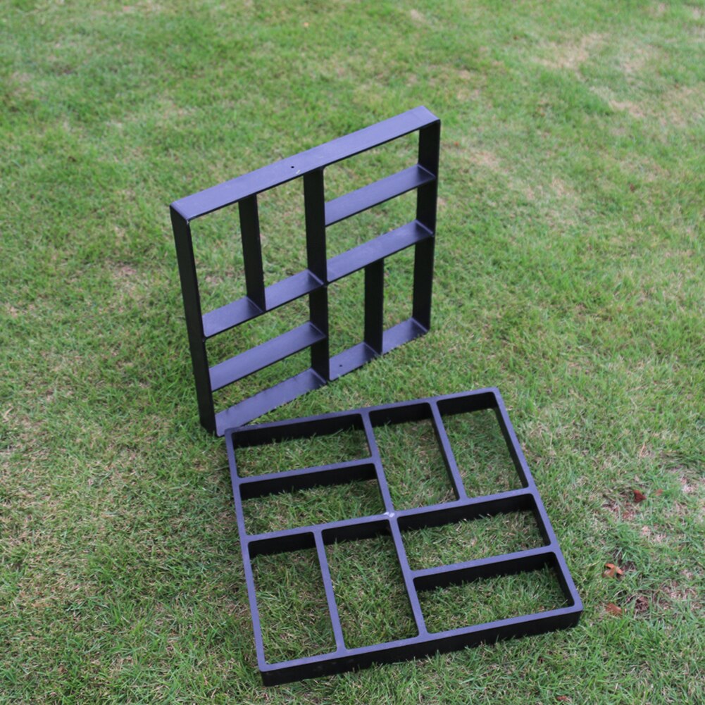 Plastic Path Maker Garden Pavement Mold Garden Stone Road Concrete Molds DIY Manually Paving Building Tool