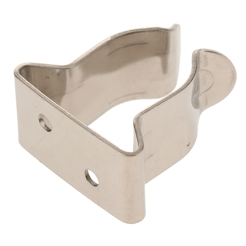 304 Stainless Steel Pole Storage Clip Spring Clamp Holder Bracket For Marine Yachts 5/8 inch to 1 inch Corrosion Resistance