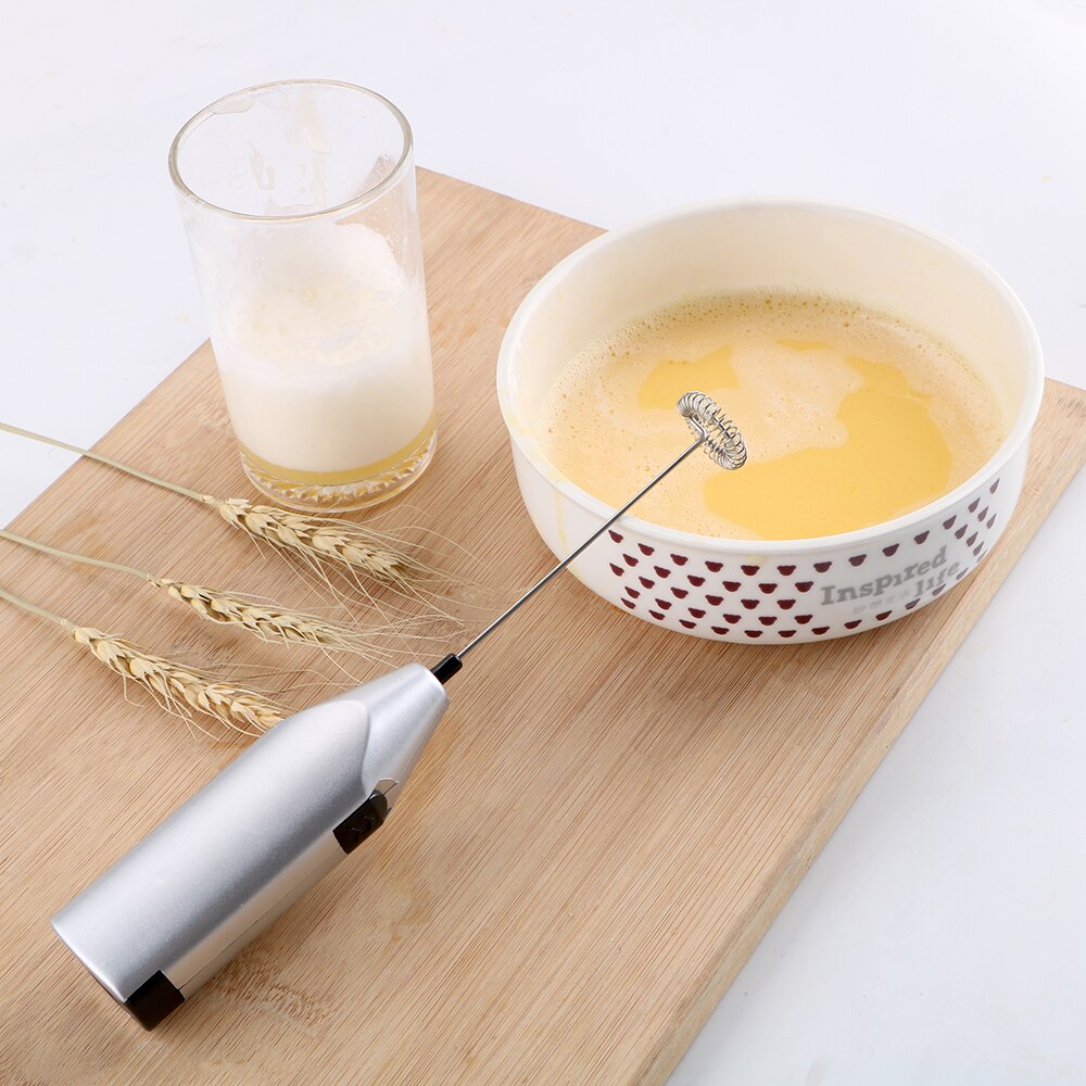 Milk Coffee Frother Foamer Mini Egg Beater Gadgets Milk Drink Coffee Whisk Mixer Electric Handheld Stirrer Kitchen Accessories