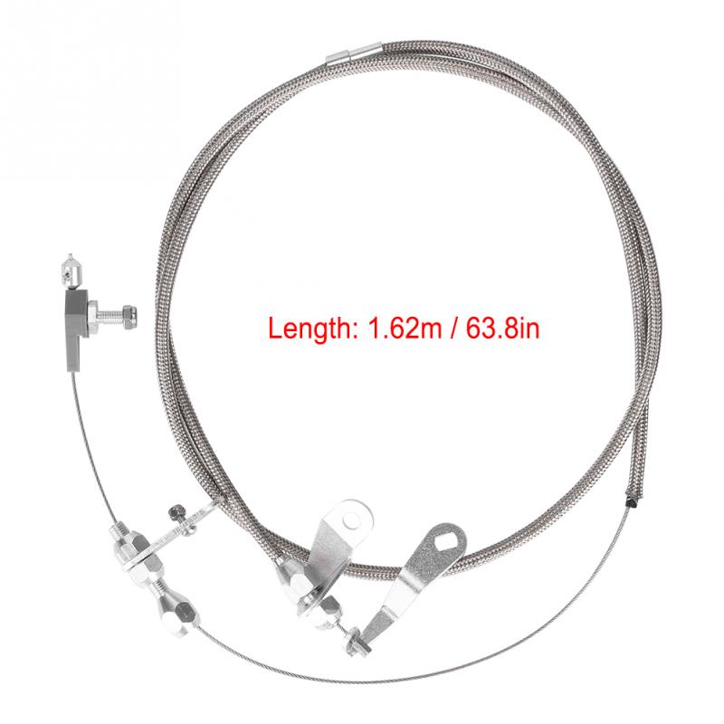 Braided Kick Down Cable Transmission Kickdown Trans for Ford C4 Detent