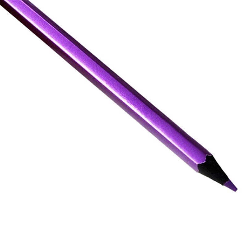 12 Colors Metallic Non-toxic Drawing Pencils Drawing Sketching Finest Watercolor Brush Pen