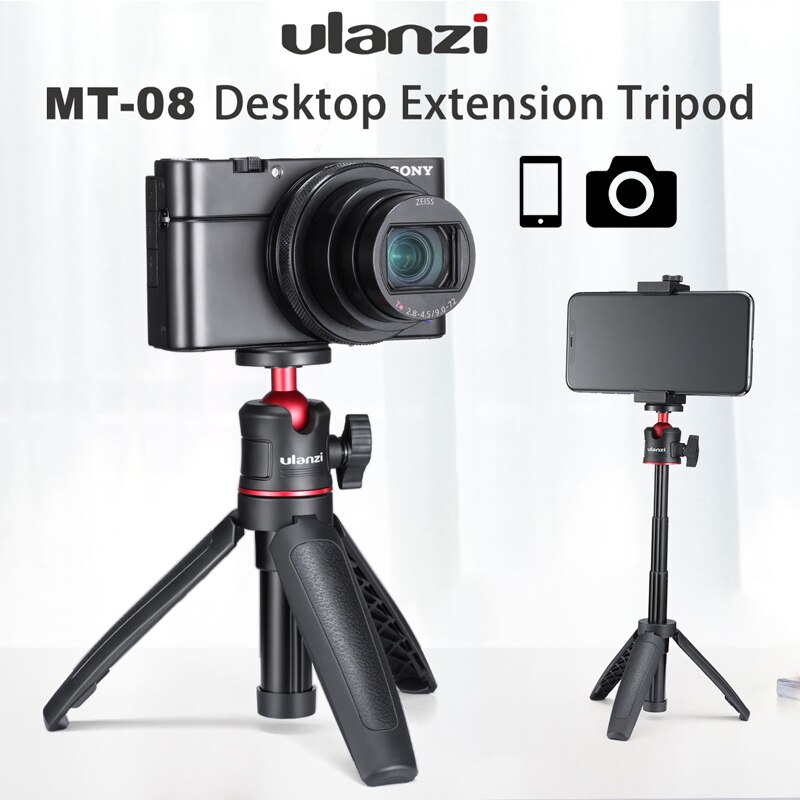 Ulanzi MT-08 Universal Stativ Für DSLR SLR iPhone 11 Pro Telefon Halterung Mit Kalten Schuh Kamera Smartphone Vlog Mobile stativ