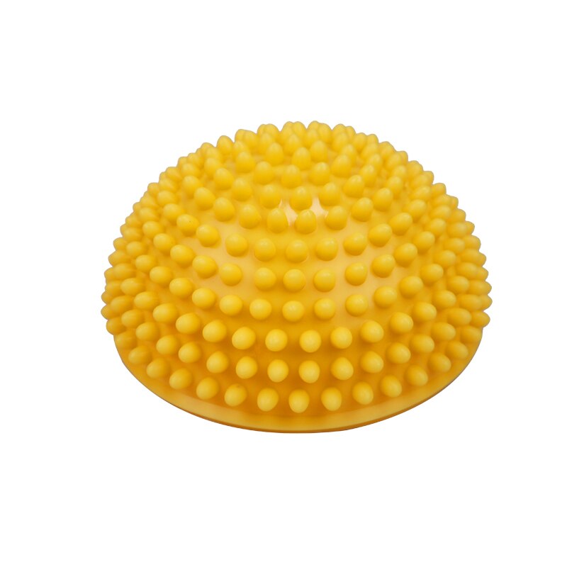 Equipo de entrenamiento de integración sensorial para niños, pelota de Yoga inflable de PVC de 16cm, masaje, estabilizador de entrenador de equilibrio: YELLOW