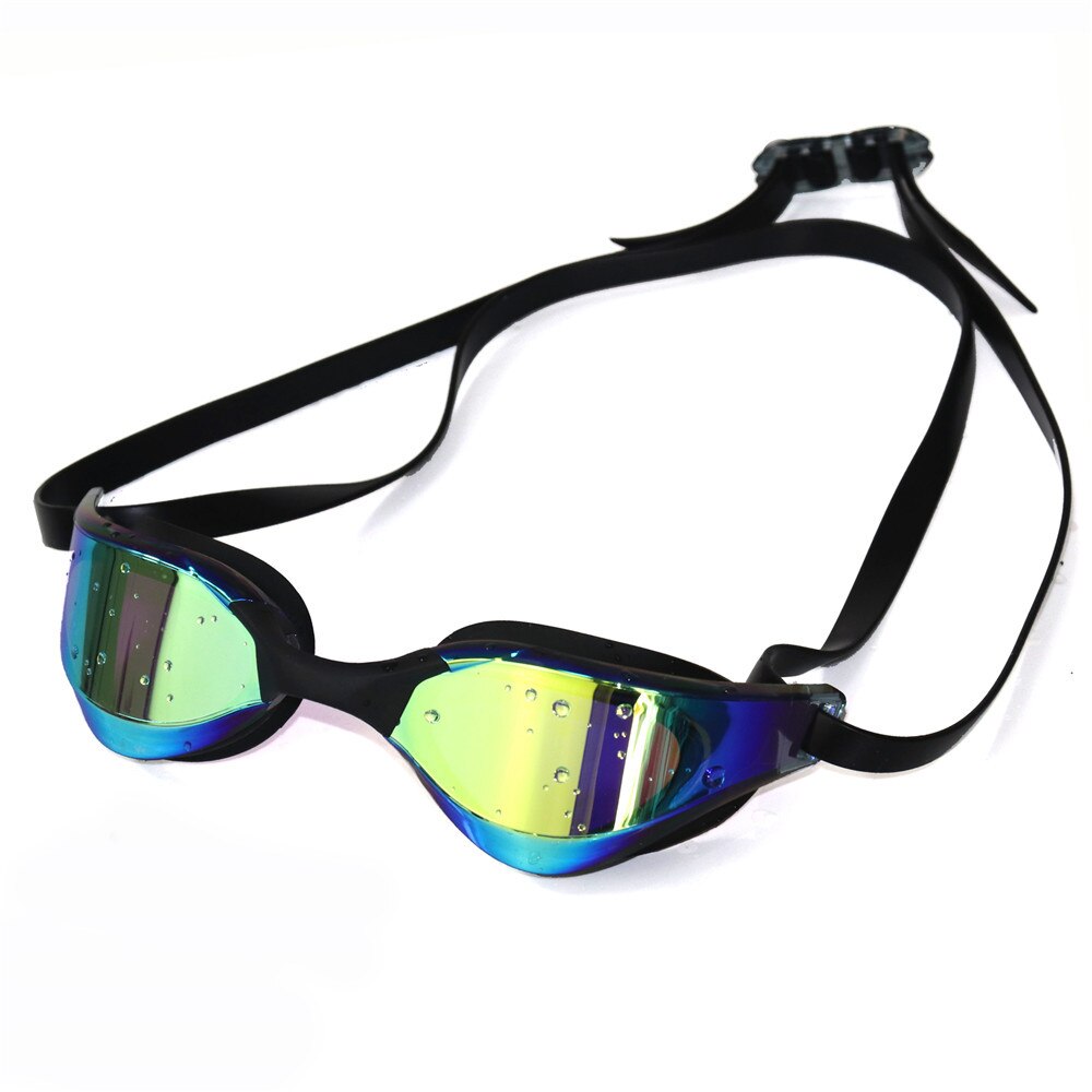 SUPERZYY Adult Anti-fog UV protection Lens Men Women Swimming Goggles Waterproof Adjustable Silicone Swim Glasses: Color 5