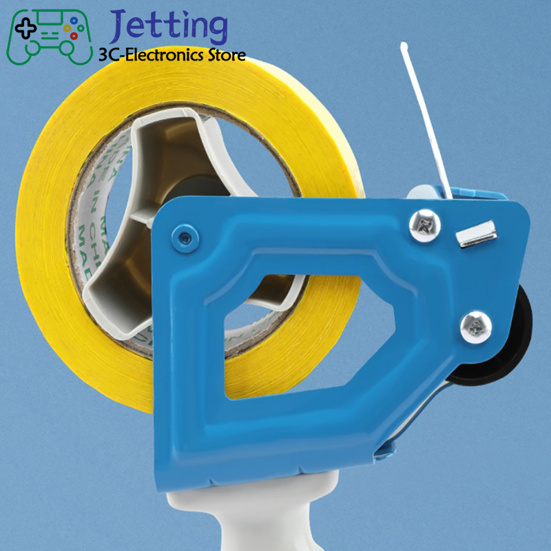Tape Sealing Packer Tape Dispenser Capable 5cm Width Office Sealing Tape Holder Cutter Manual Packing Adhesive Tape Machine Tool