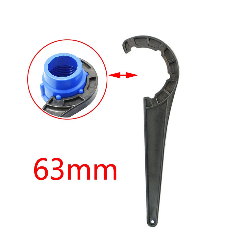 20/25/32/40/50/63Mm Pe Pijp Snelle Aansluiten Fittings Wrench Pe Pvc buis Klep Slot Moer Speciale Sleutel Irrigatie Tubing Reparatie: 63MM