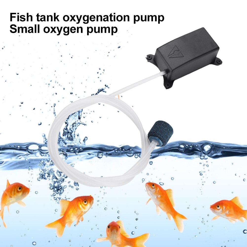 Stille Mini Air Compressor Soft Pomp Voldoende Luchtvolume Enkele Outlet Aquarium Toename Zuurstof Pomp Vissen Tank Accessoires