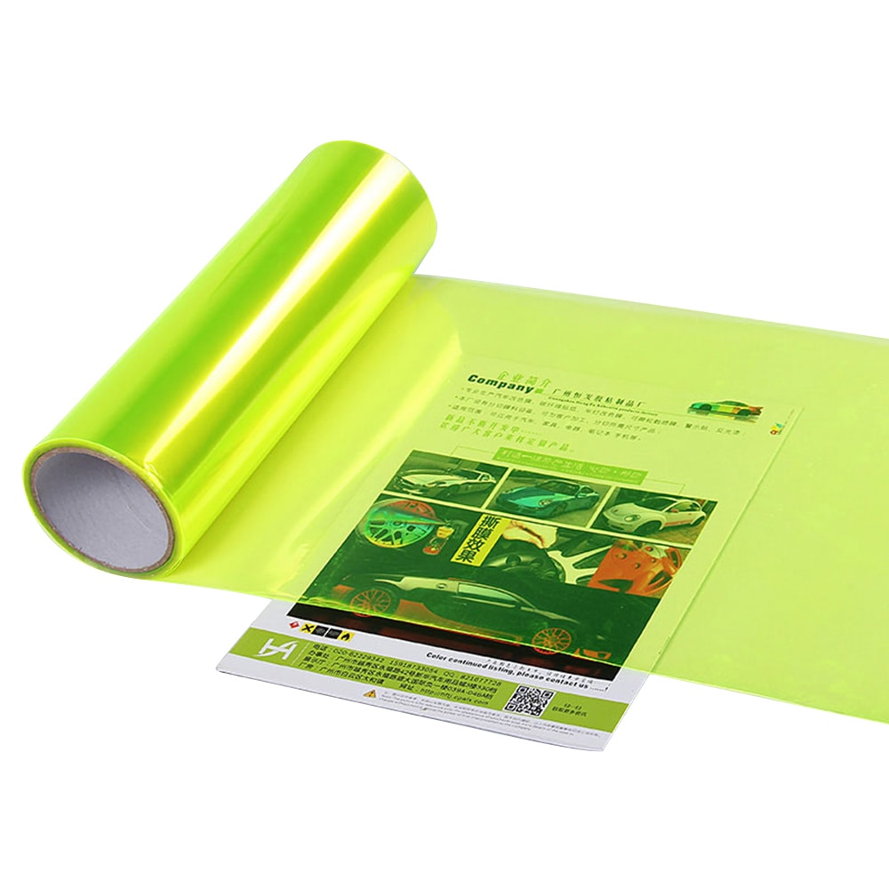 11 kleur Auto Licht Koplamp Achterlicht Tint Vinyl Film Sticker Vel Mistlamp Achterlicht Mat Rook Film 30x60 cm: Kleurloos
