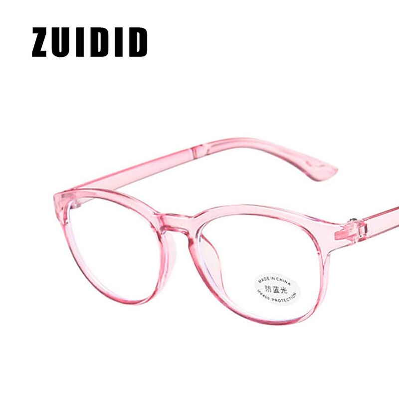 ZUIDID Blue Light Blocking Kids Glasses Spectacles Anti Eyestrain Decorative Eyewear Child Girl Optical Lens Round Eyeglass Boys