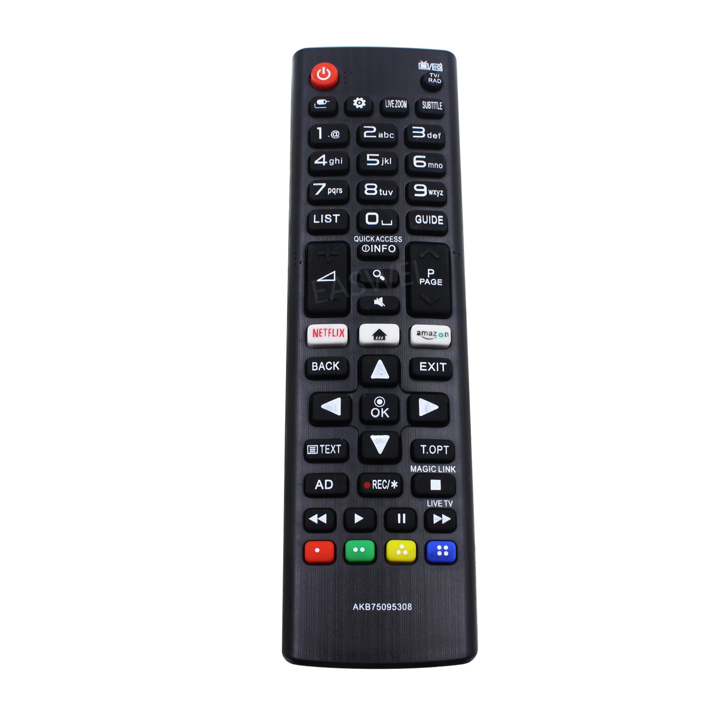 Replacement AKB75095307 Remote Control for Compatible 4K UHD LG Smart TV's