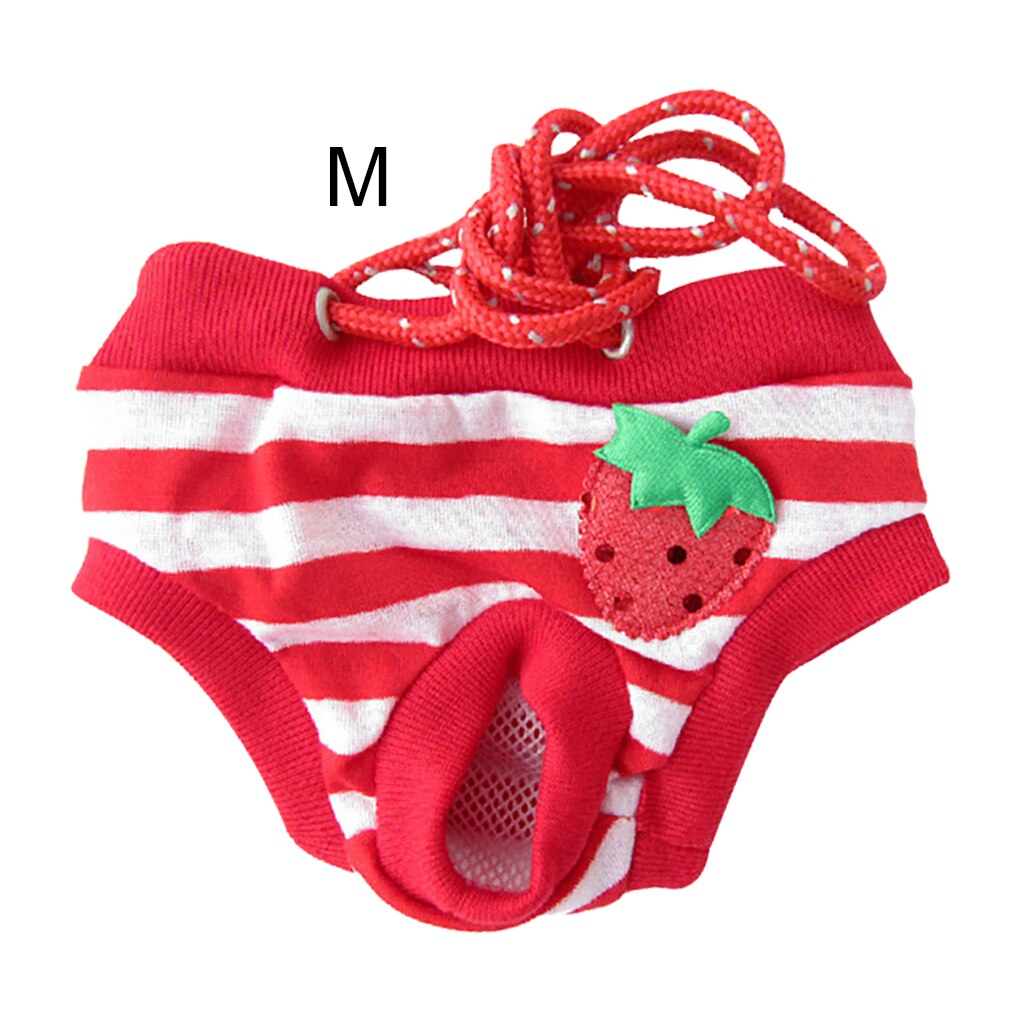 Animal Lavable Couche-Culotte Sous-Vêtements Coton Sanitaire Short D'hygiène Physiologiques Pantalons Pet Slip: NO.1 / S