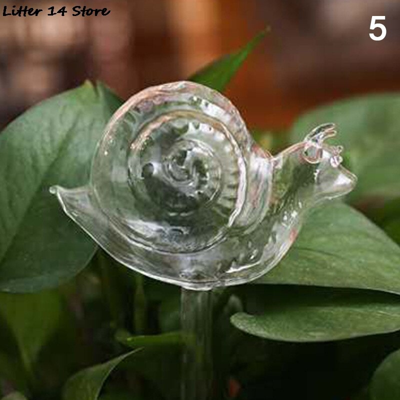 11 Soorten Glas Plant Bloemen Water Feeder Automatische Zelf Sproeisysteem Apparaten Vogel Ster Hart Plant Waterer: A5