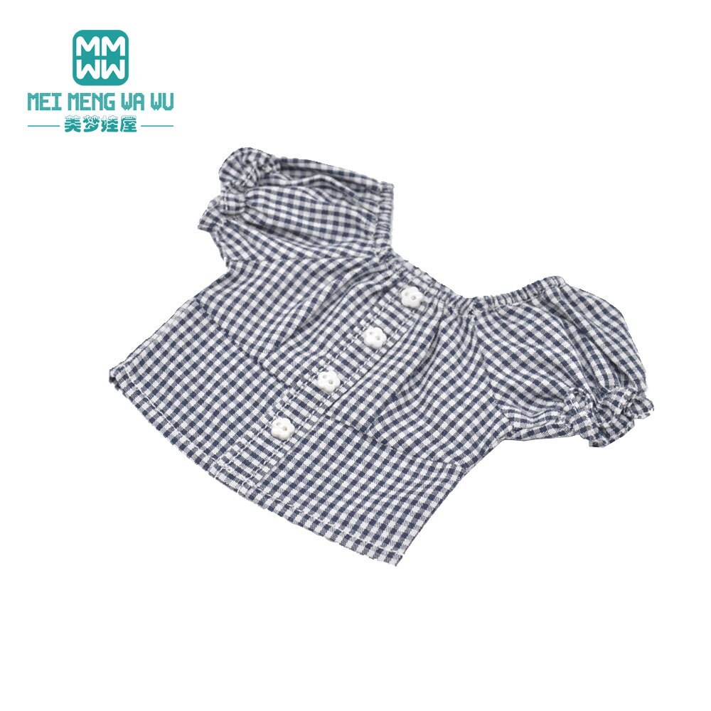 Se adapta a muñecas BJD SD DD de 58-60cm, 1/3, ropa, juguetes, muñeca articulada, camisa a cuadros, jeans, para niña: Jpy3--040--B