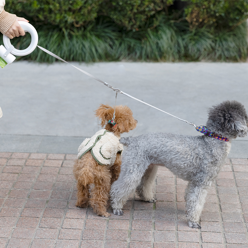 Original MOESTAR UFO Retractable Pet Leash 2 Plus Dog Traction Rope Flexible Ring Shape 3.0m with Rechargeable LED Light