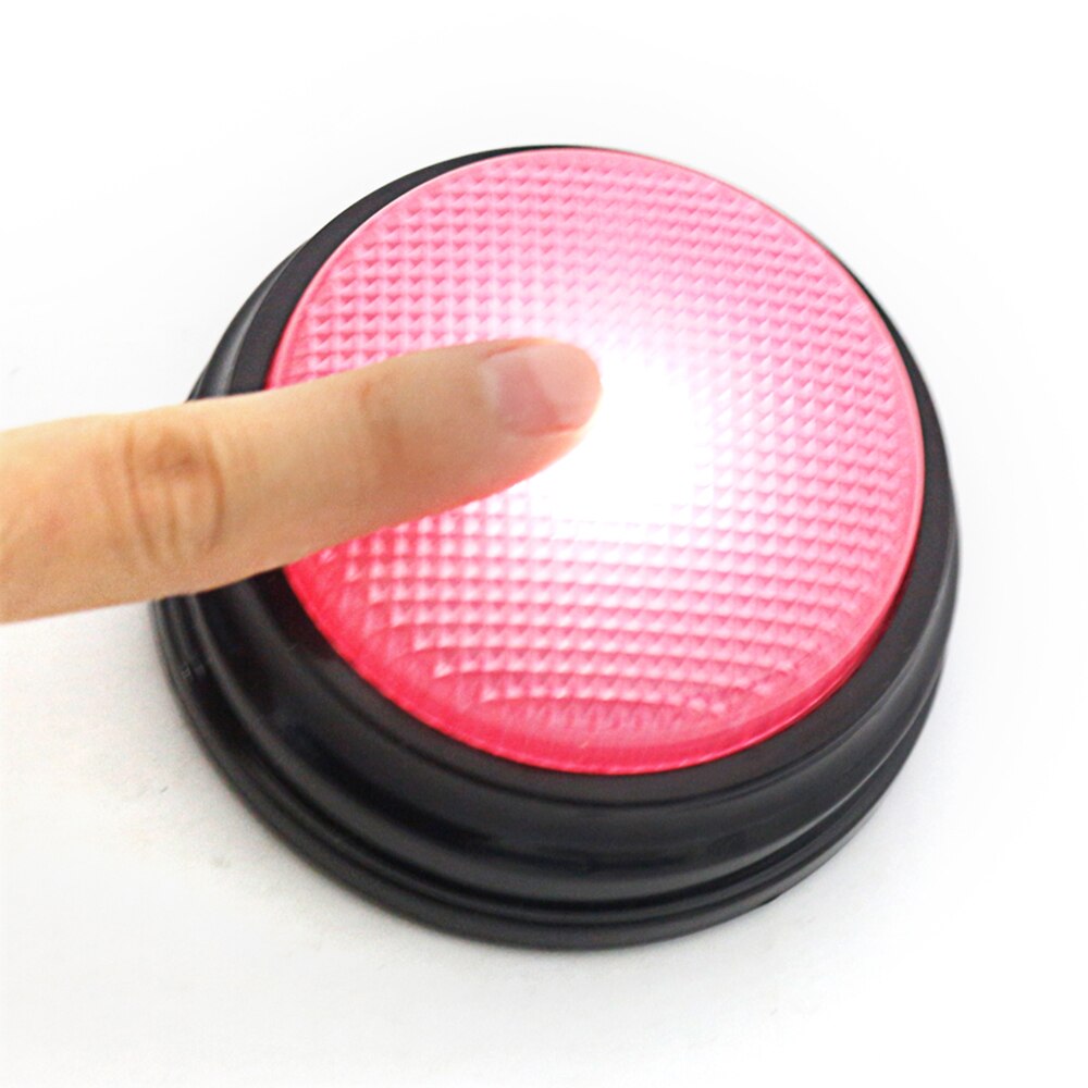 Recordable Talking Button With Led Function Parent-Child Interactive Toy Phonograph Game Answer Buzzers Learning Taking