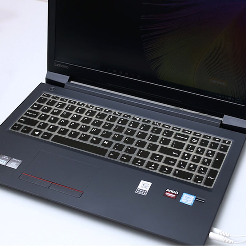 For Lenovo IdeaPad 510 110 15 110-15 V110 V110-15 V310 15ISK Flex 4 15 Notebook 15.6 inch Laptop Keyboard Skin Cover: black