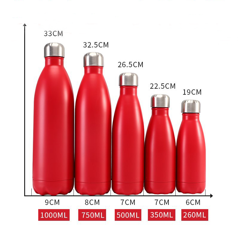 500Ml Dubbele Wand 304 Stainles Staal Water Fles Thermosfles Houden Warme En Koude Geïsoleerde Thermoskan Voor Sport