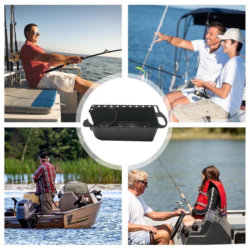 Boot Wasser flaschen halter Gummi lasche angebracht Boot Flaschen becher Veranstalter multifunktion ale Getränke halter Tablett für Fisch köder