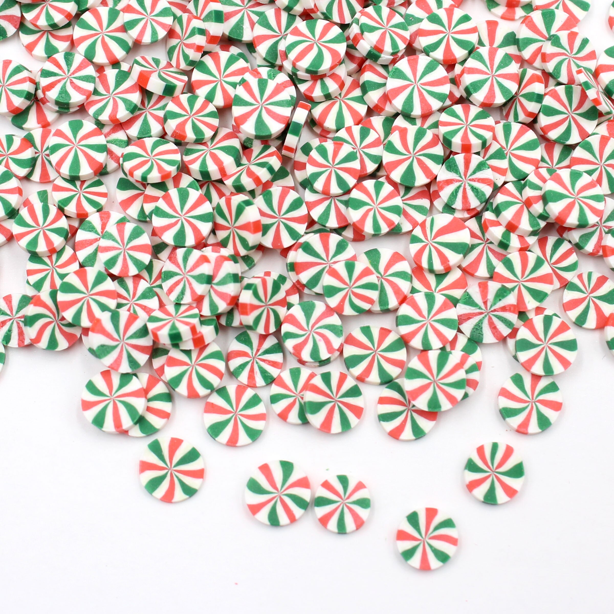 100g/lot Candies Slices Polymer Clay Sweets Sugar Soft Pottery for Toys Decoration DIY Crafts Filler Accessories