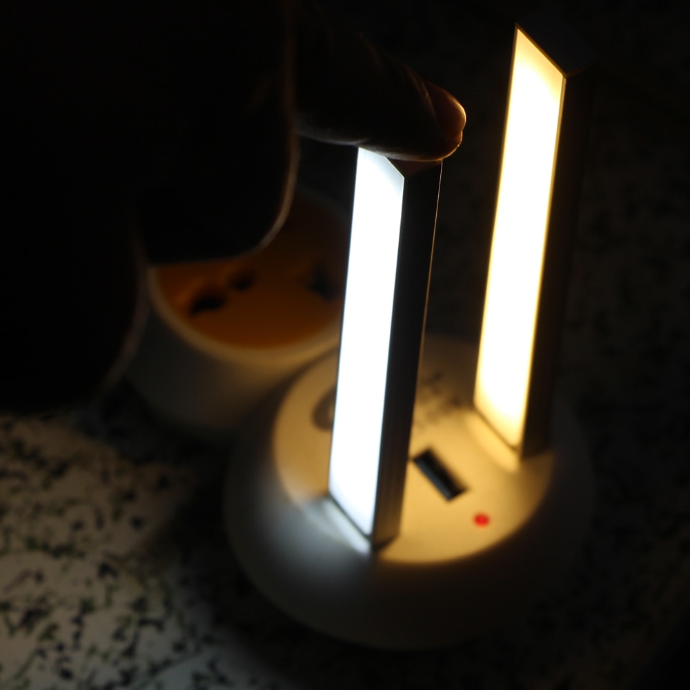 Foldable USB Led book Light Extension lamp Mini Portable Flexible night Light Reading Light 24 leds Mobile Power Computer Laptop