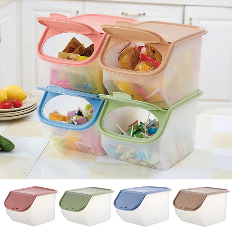 Storage Bucket Moisture-proof Sealed Household Rice Flour Bucket Grain-proof and Insect-proof Rice Storage Box Sealed Jar