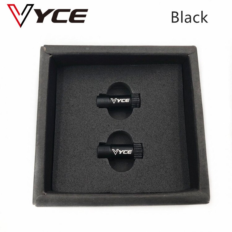 VYCE bicicletta valvola multifunzione in lega di alluminio strumento brevetto baionetta smontaggio valvola aria vuoto è adatta per pinza a baionetta: black