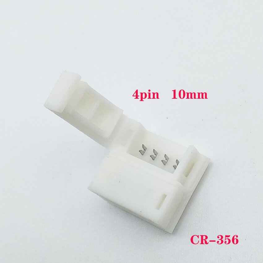 5 stks/partij LED Connector 2 pin 3 pin 4 pin soldeerloze Voor 8mm 10mm 5050 3528 ws2811 ws2812b 5630 5730 smd LED Strip: 1-CR-356